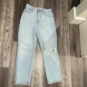 Abercrombie & Fitch Light Blue High Rise Jeans
